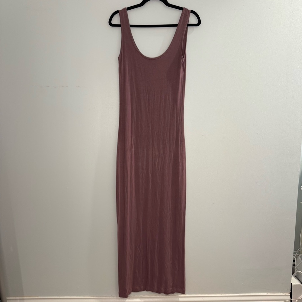 Boohoo - Dusty Mauve Maxi Dress - Size US 8
